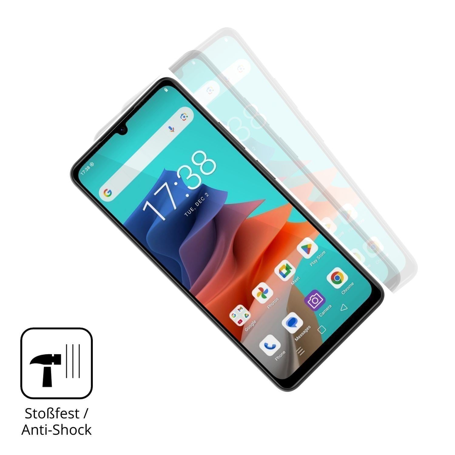 2x 3D Full Cover Schutzfolie für Philips S7210 (4)