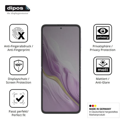 Blickschutzfolie für Blackview Hero 10 Aussenseite (5)