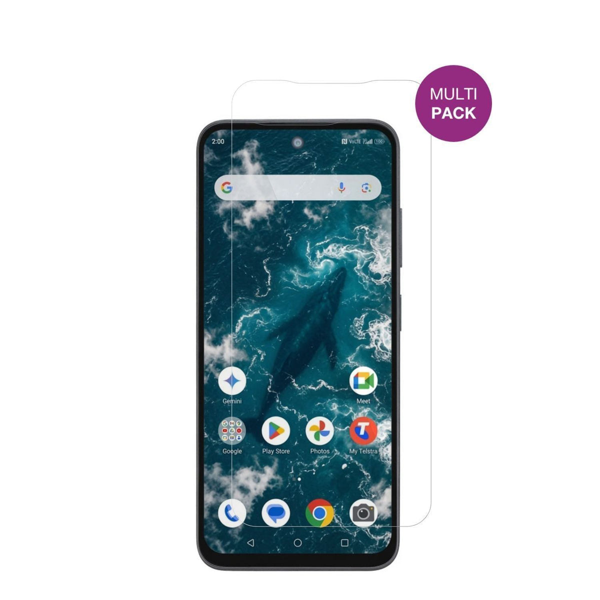 4x Schutzfolie klar für Telstra T-Elite 2 5G Displ (2)