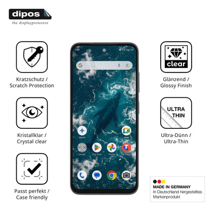 4x Schutzfolie klar für Telstra T-Elite 2 5G Displ (7)