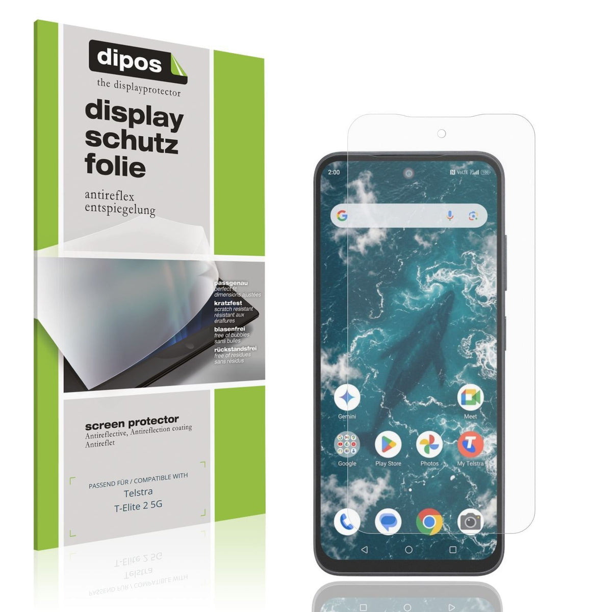4x Schutzfolie matt für Telstra T-Elite 2 5G Displ (1)
