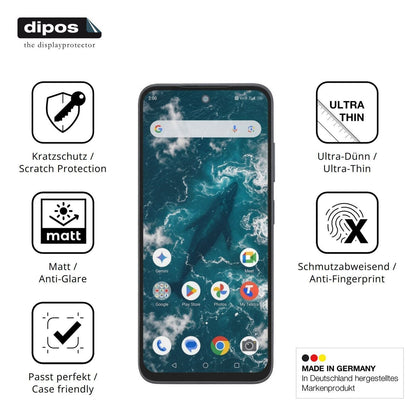 4x Schutzfolie matt für Telstra T-Elite 2 5G Displ (7)