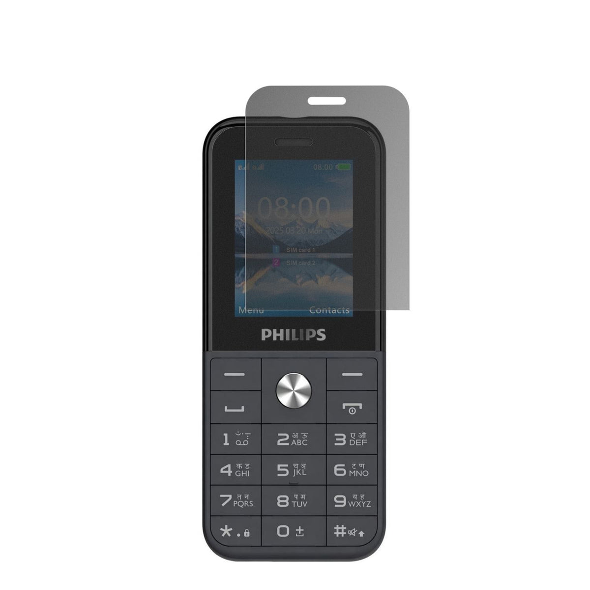 Blickschutzfolie für Philips E2102 matt Schutzfoli (2)