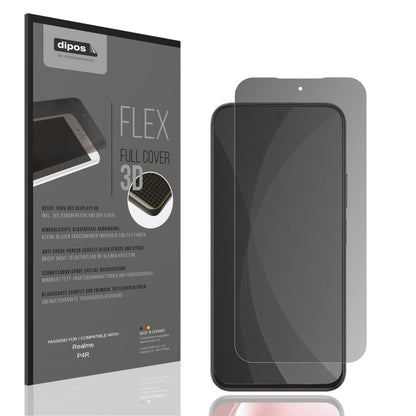 Full Cover Privacy Blickschutzfolie für Realme P4R (1)