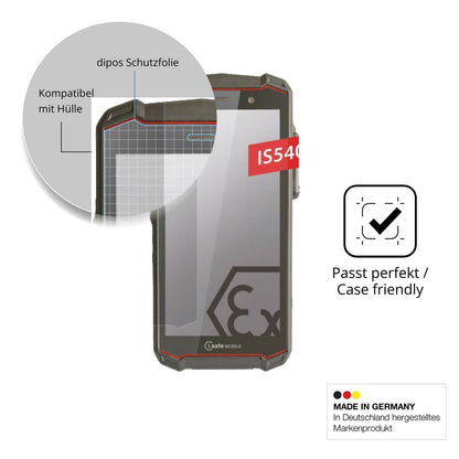 4x Schutzfolie matt für i.safe MOBILE IS540.M1 Dis (6)