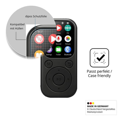 4x Schutzfolie klar für Taichaeu 01D MP3-Player Di (6)