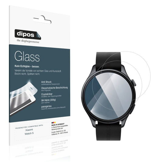 2x 9H Schutzfolie für Xiaomi Watch5 Panzerfolie (1)