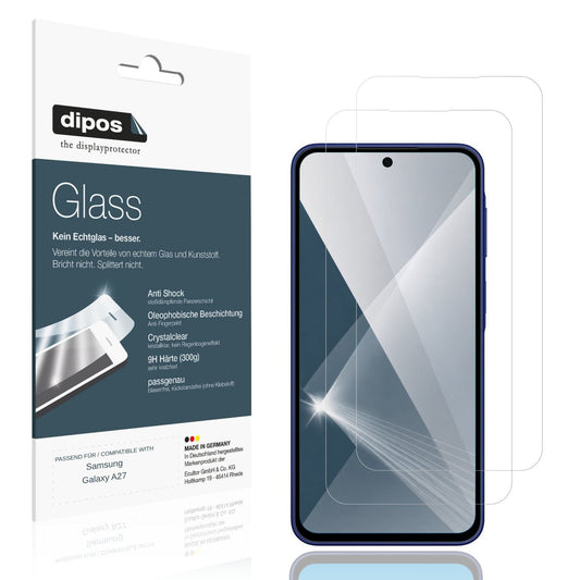 2x 9H Schutzfolie für Samsung Galaxy A27 Panzerfol (1)