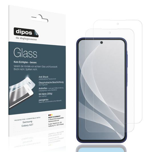 2x 9H Schutzfolie matt für Samsung Galaxy A27 Panz (1)