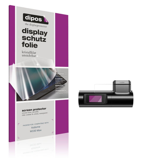 2x Schutzfolie klar für Azdome M330 Max Display-Sc (1)