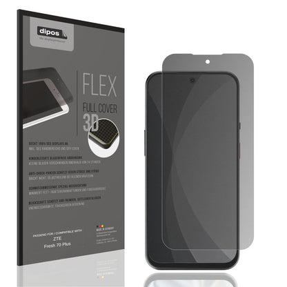 Full Cover Privacy Blickschutzfolie für ZTE Fresh  (1)