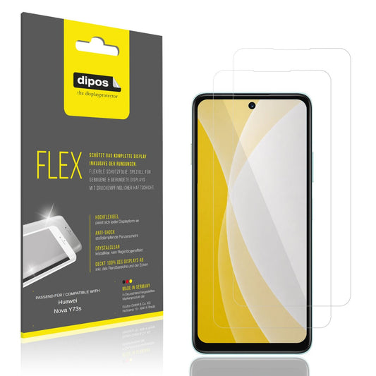 2x 3D Full Cover Schutzfolie für Huawei Nova Y73s (1)
