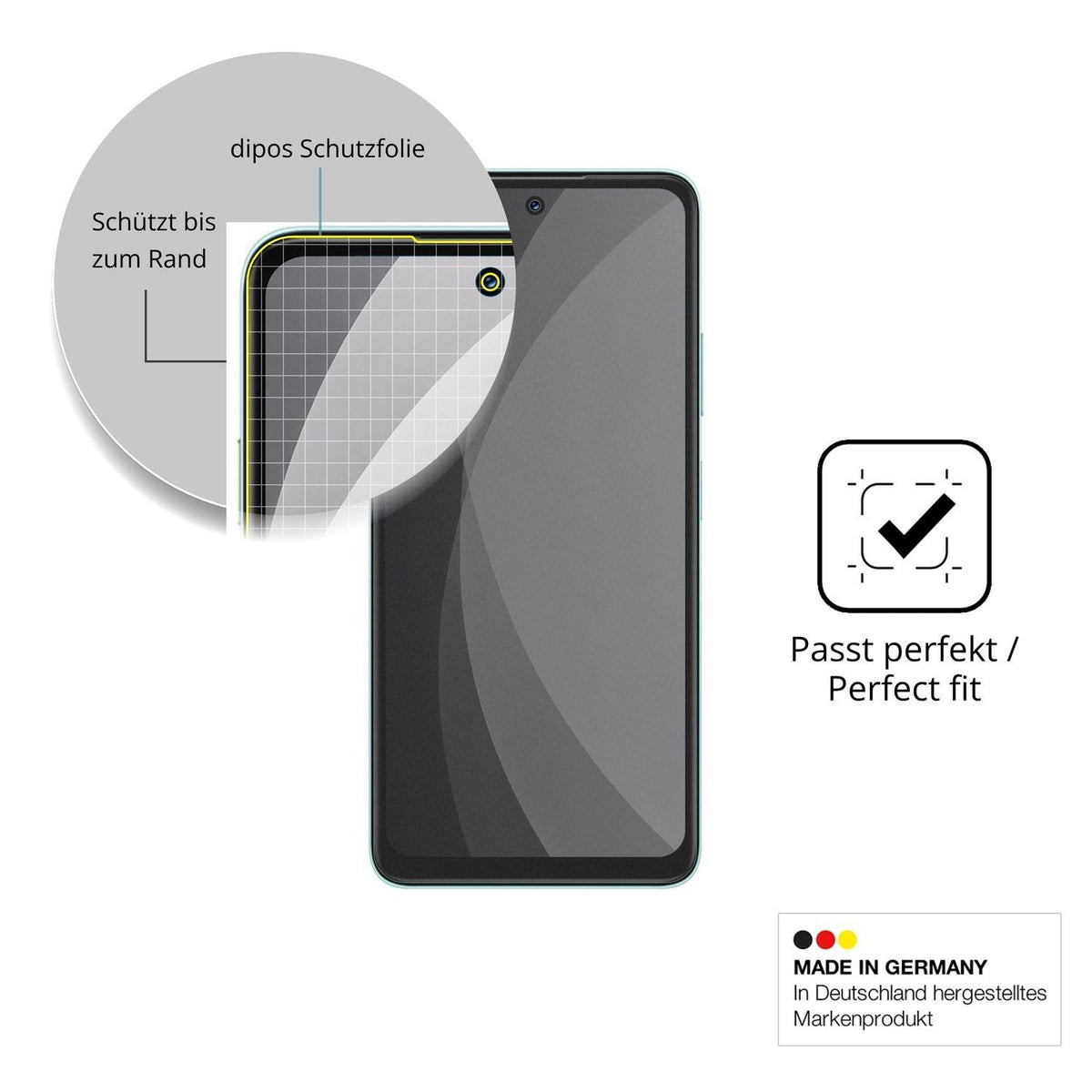 Full Cover Privacy Blickschutzfolie für Huawei Nov (4)