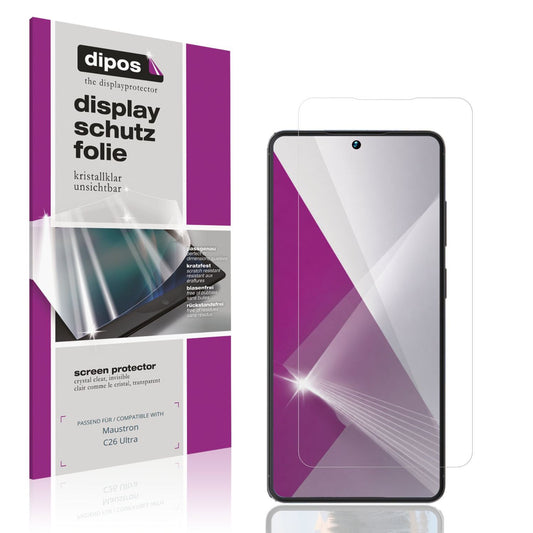 4x Schutzfolie klar für Maustron C26 Ultra Display (1)