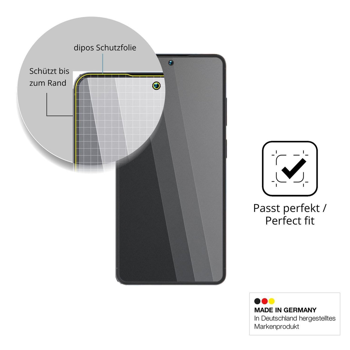 Blickschutzfolie für Maustron C26 Ultra matt Schut (4)