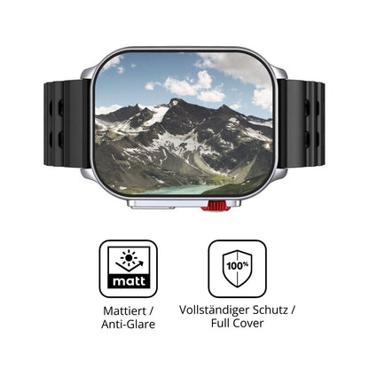 2x Full Cover Schutzfolie matt für Meizu Watch M1 (5)