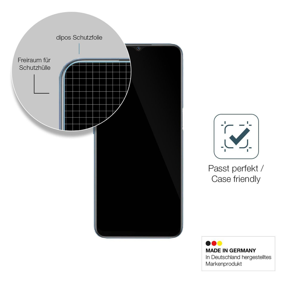 2x 9H Schutzfolie für OPPO A16 Panzerfolie (6)