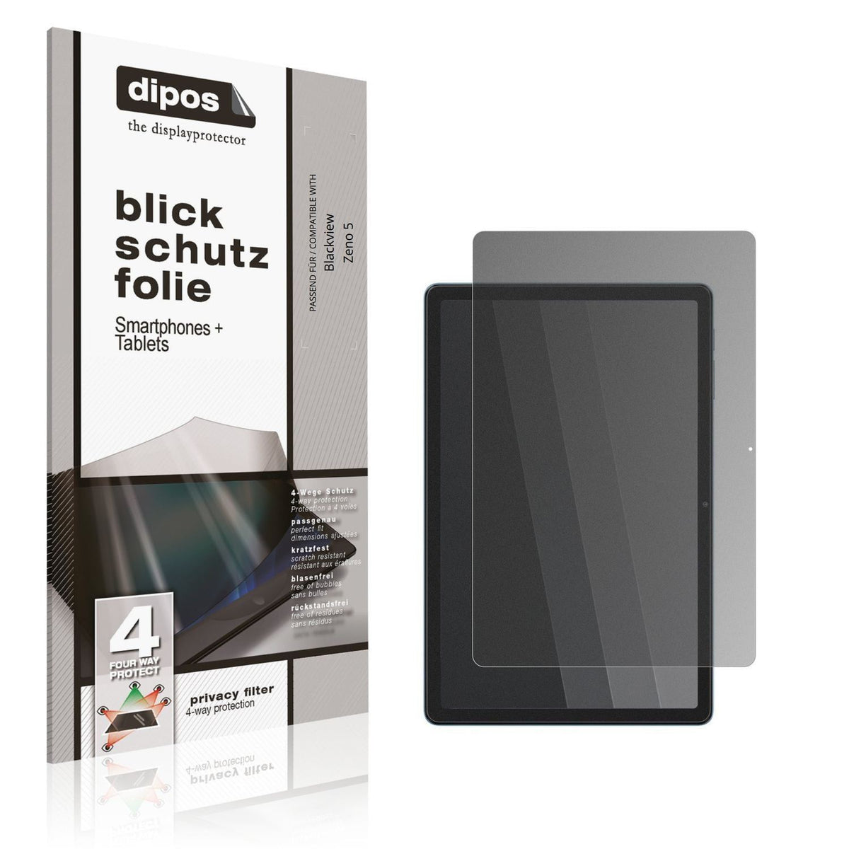 Blickschutzfolie für Blackview Zeno 5 matt Schutzf (1)