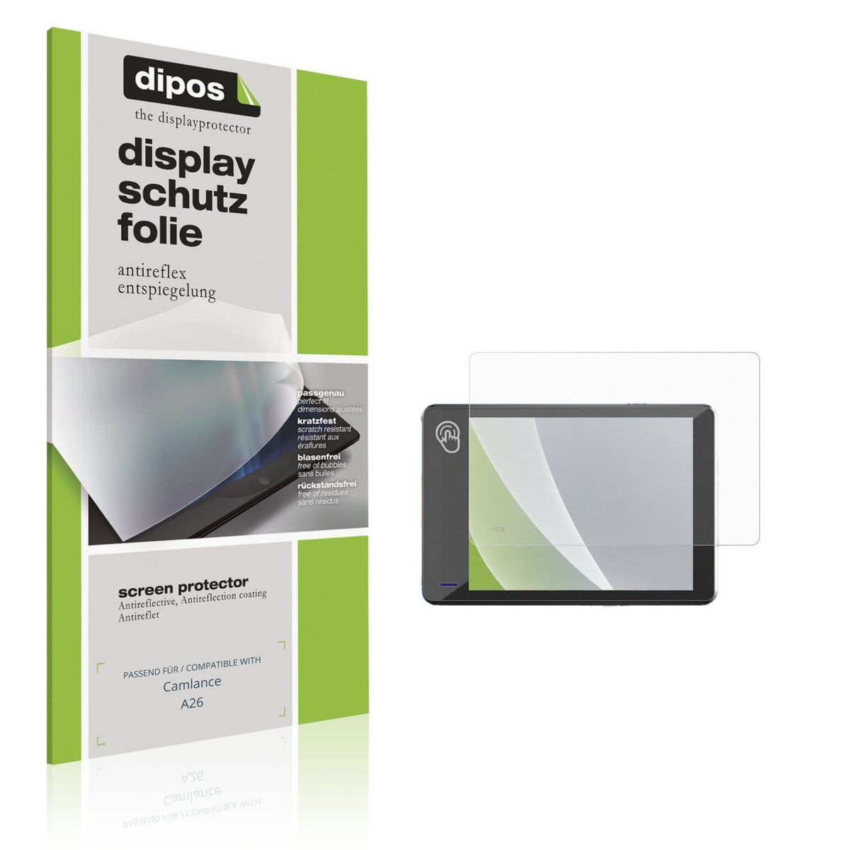 4x Schutzfolie matt für Camlance A26 Display-Schut (1)