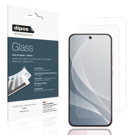 2x 9H Schutzfolie matt für Oppo Reno15 A Panzerfol (1)
