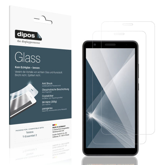 2x 9H Schutzfolie für Telstra T-Essential 2 Panzer (1)