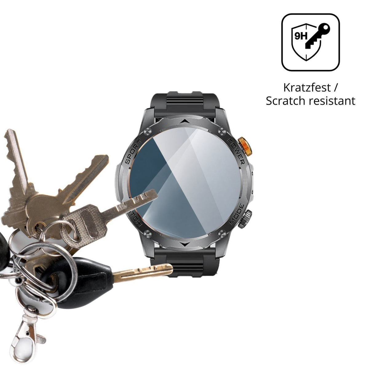 2x 9H Schutzfolie für FITFLEX EF12 Panzerfolie (3)