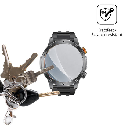 2x 9H Schutzfolie matt für FITFLEX EF12 Panzerfoli (3)