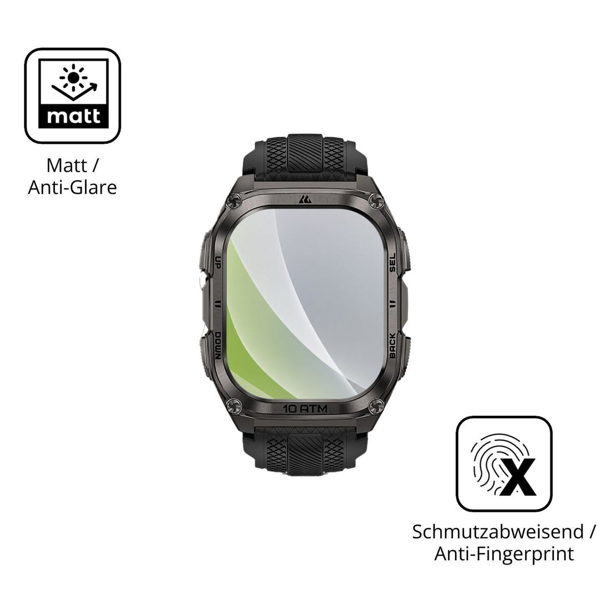 6x Schutzfolie matt für KOSPET Tank M4 SE Display- (5)