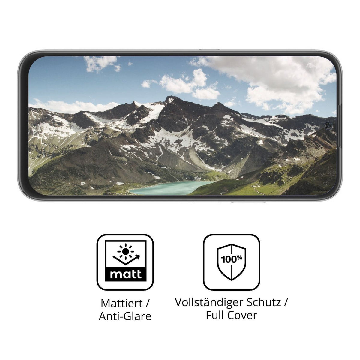 2x Full Cover Schutzfolie matt für Honor 600 Smart (5)