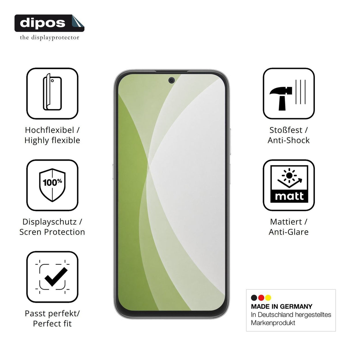2x Full Cover Schutzfolie matt für Honor 600 Smart (7)