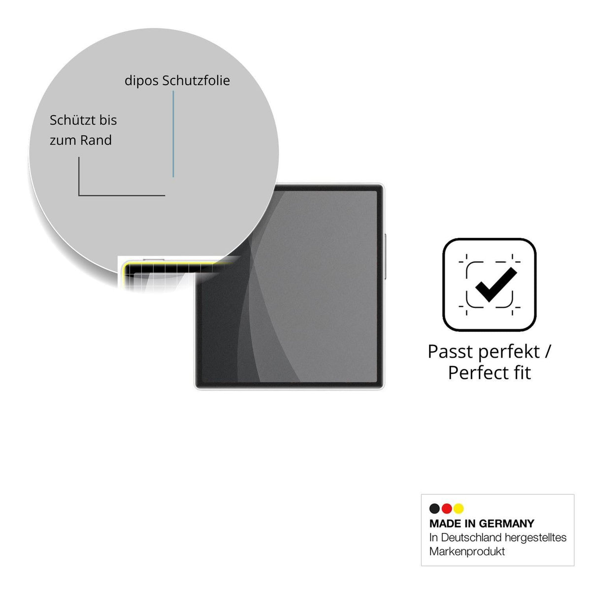 Full Cover Privacy Blickschutzfolie für Philips Z1 (4)