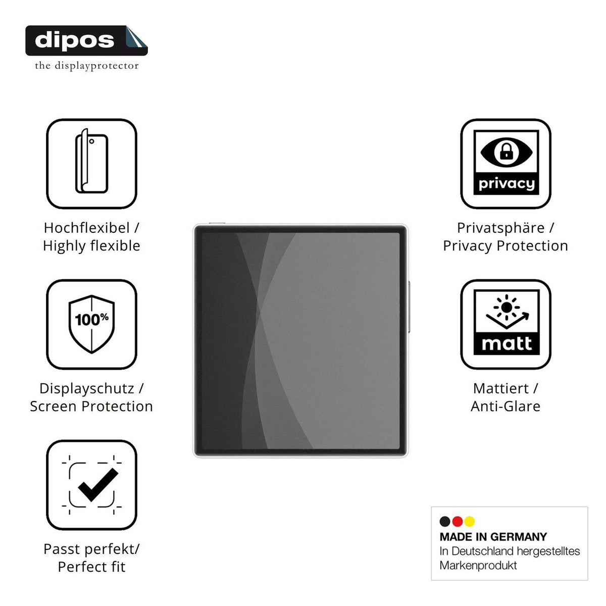 Full Cover Privacy Blickschutzfolie für Philips Z1 (5)