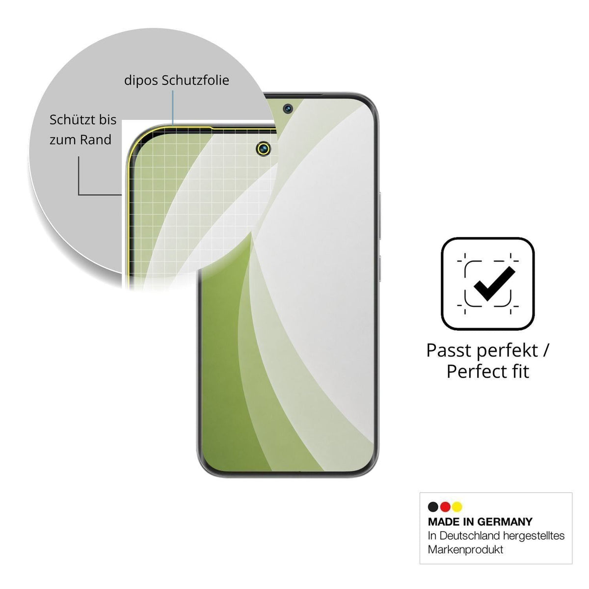 2x Full Cover Schutzfolie matt für Tecno Camon Sli (6)