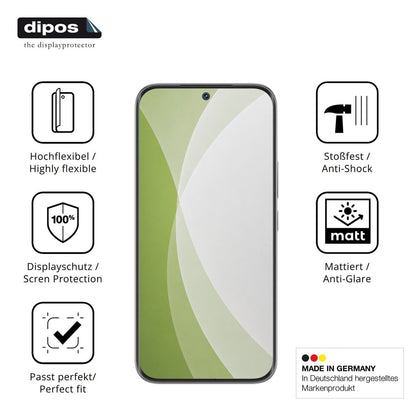 2x Full Cover Schutzfolie matt für Tecno Camon Sli (7)