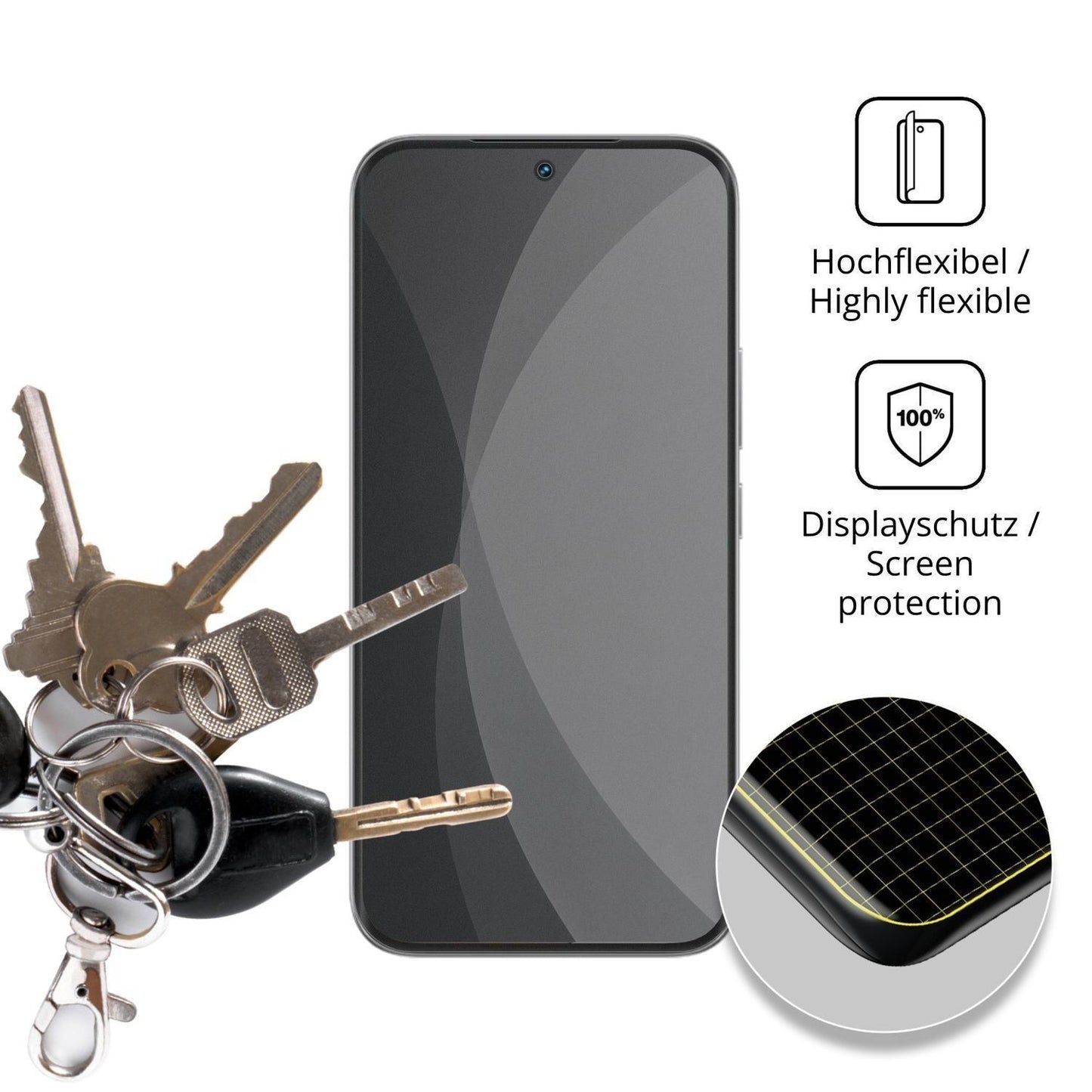 Full Cover Privacy Blickschutzfolie für Tecno Camo (3)