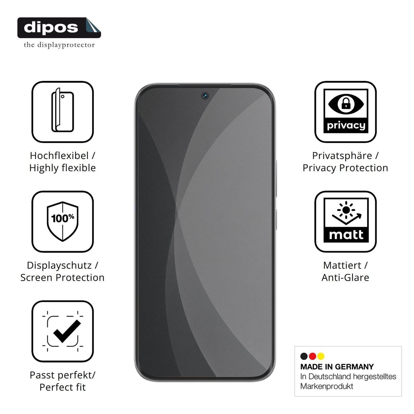 Full Cover Privacy Blickschutzfolie für Tecno Camo (5)