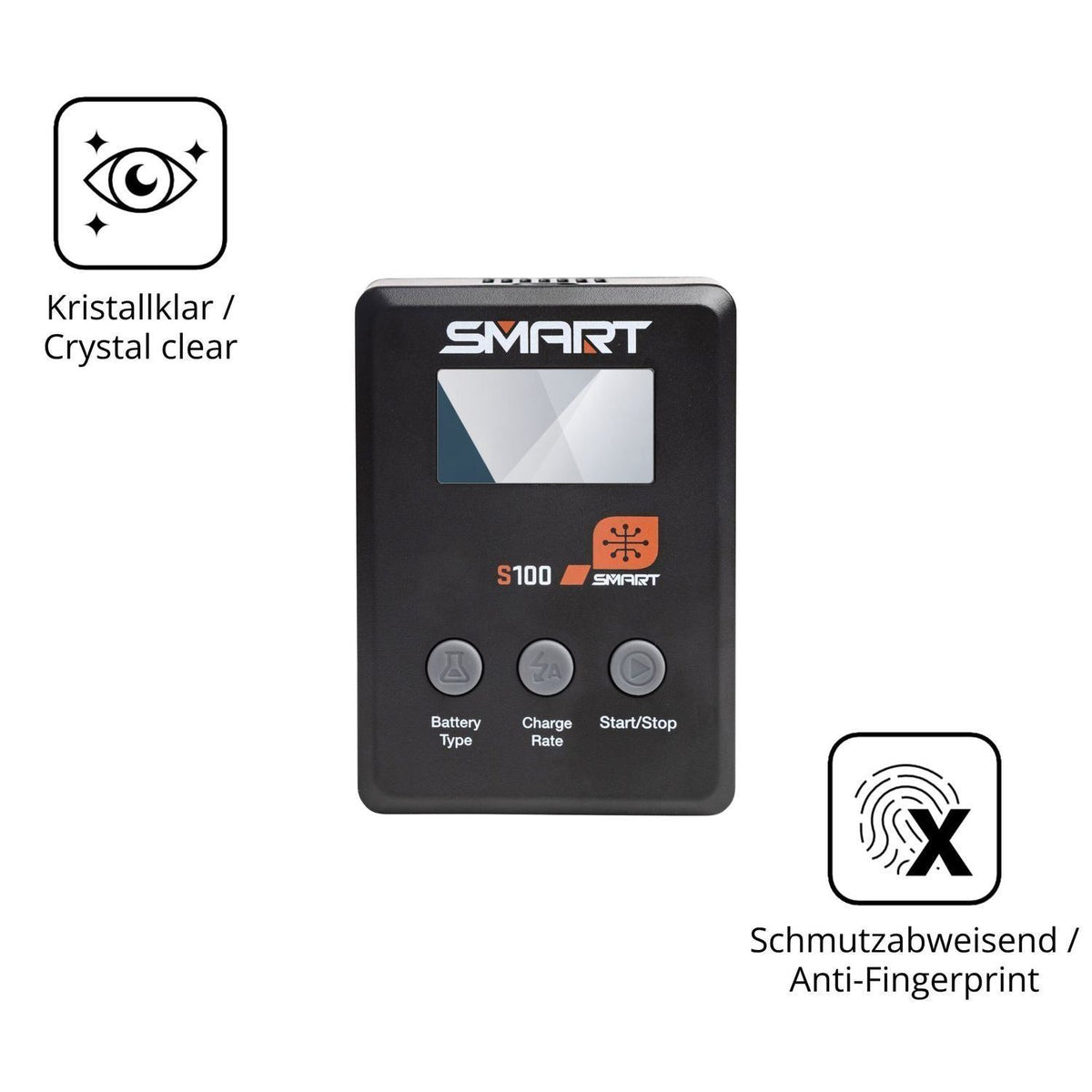 2x 9H Schutzfolie für Spektrum Smart Charger S100  (5)