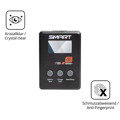 2x 9H Schutzfolie für Spektrum Smart Charger S100  (5)