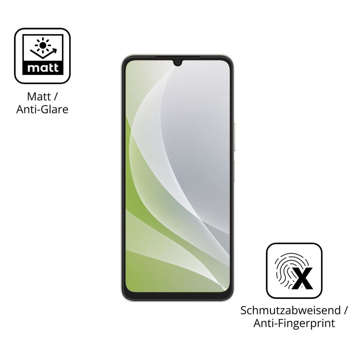 4x Schutzfolie matt für Vivo Y6e Display-Schutzfol (5)