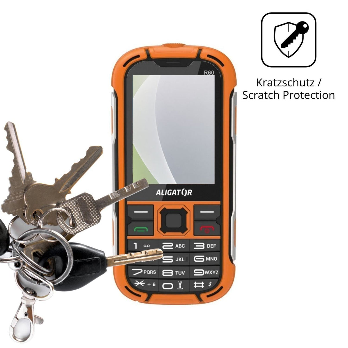 4x Schutzfolie matt für Aligator R60 4G eXtremo Di (4)