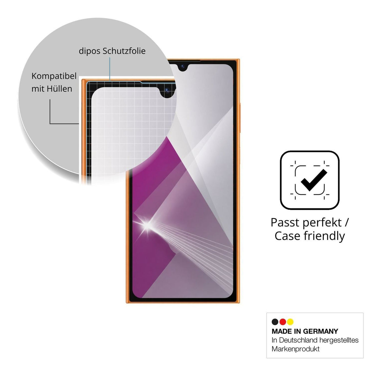 4x Schutzfolie klar für Oukitel C62 GT Display-Sch (6)