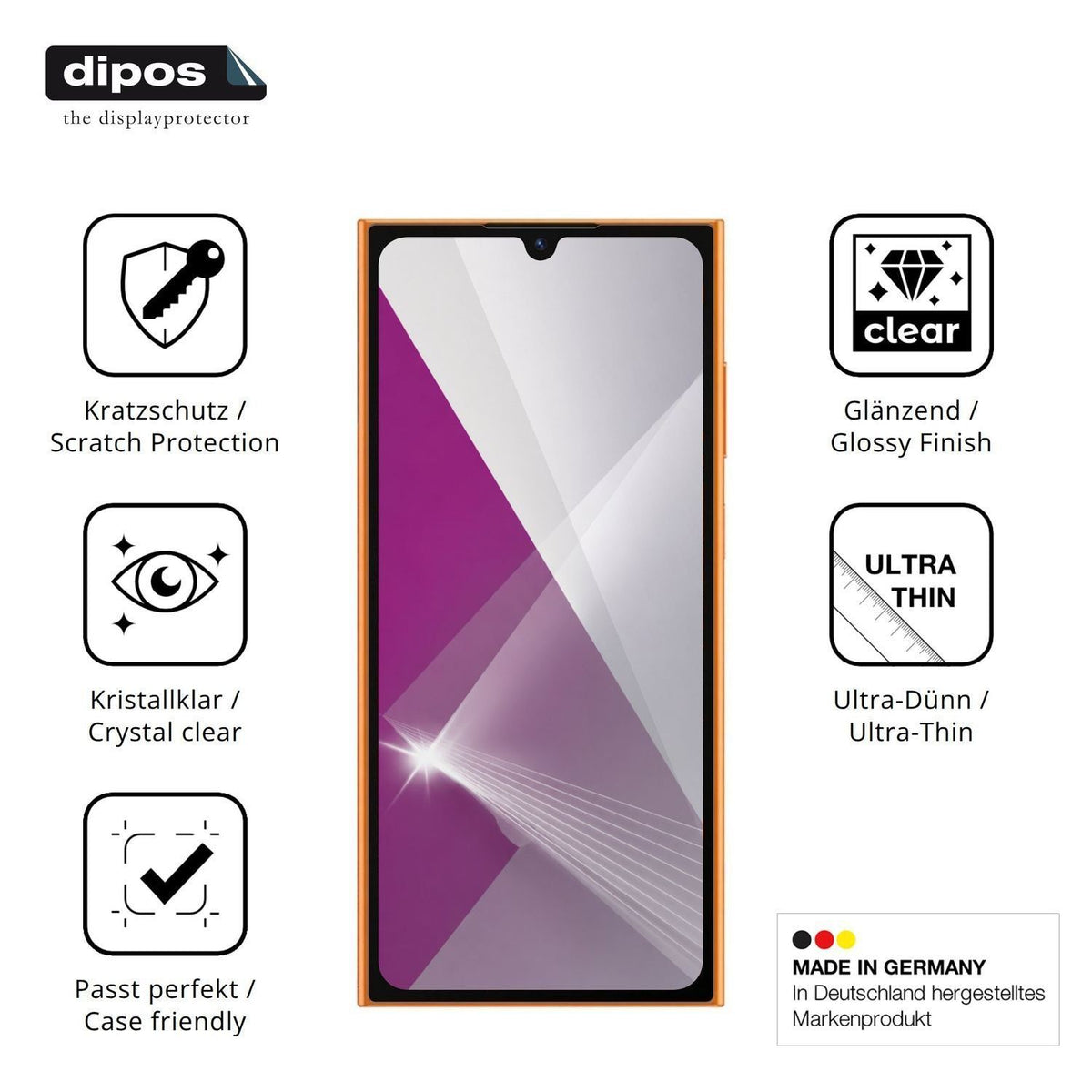4x Schutzfolie klar für Oukitel C62 GT Display-Sch (7)