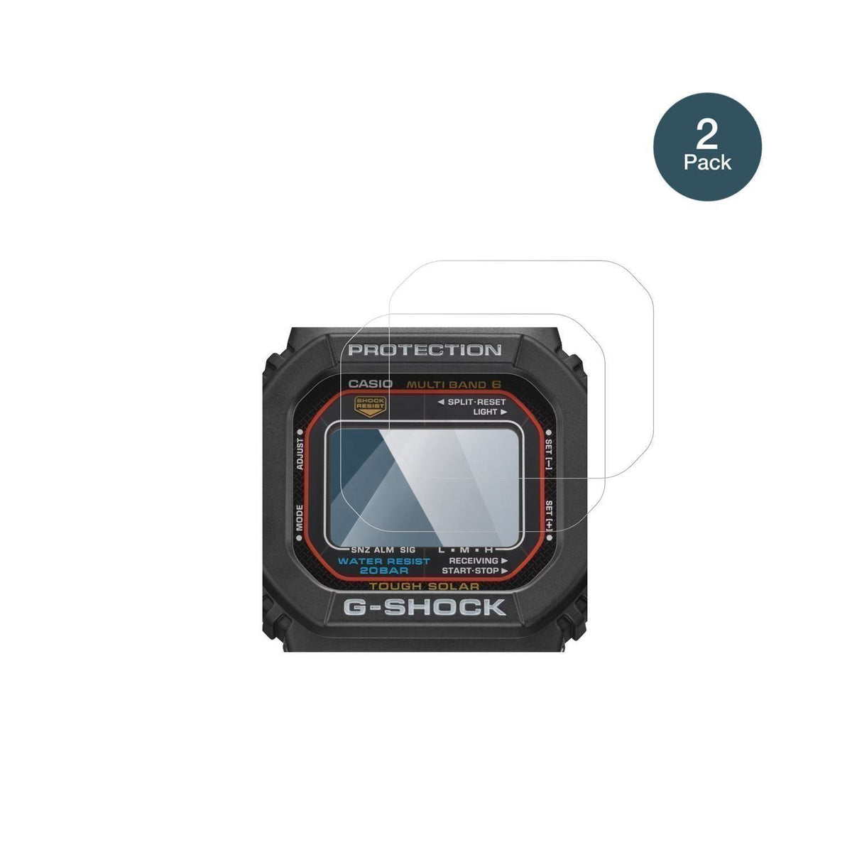 2x 9H Schutzfolie für Casio G-Shock GW-M5610U-1CJF (2)