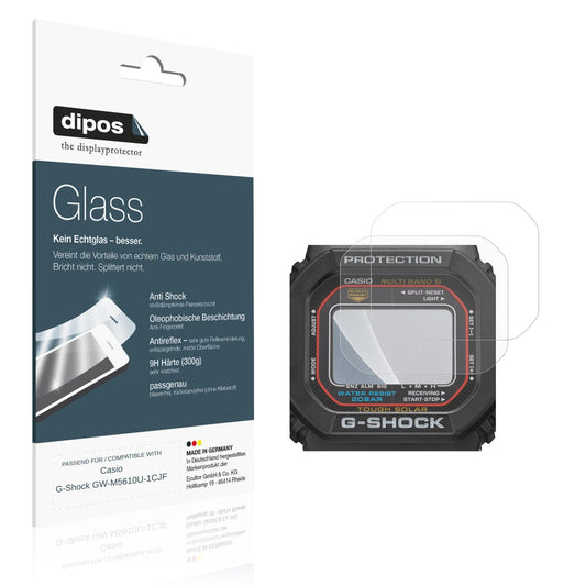 2x 9H Schutzfolie matt für Casio G-Shock GW-M5610U (1)