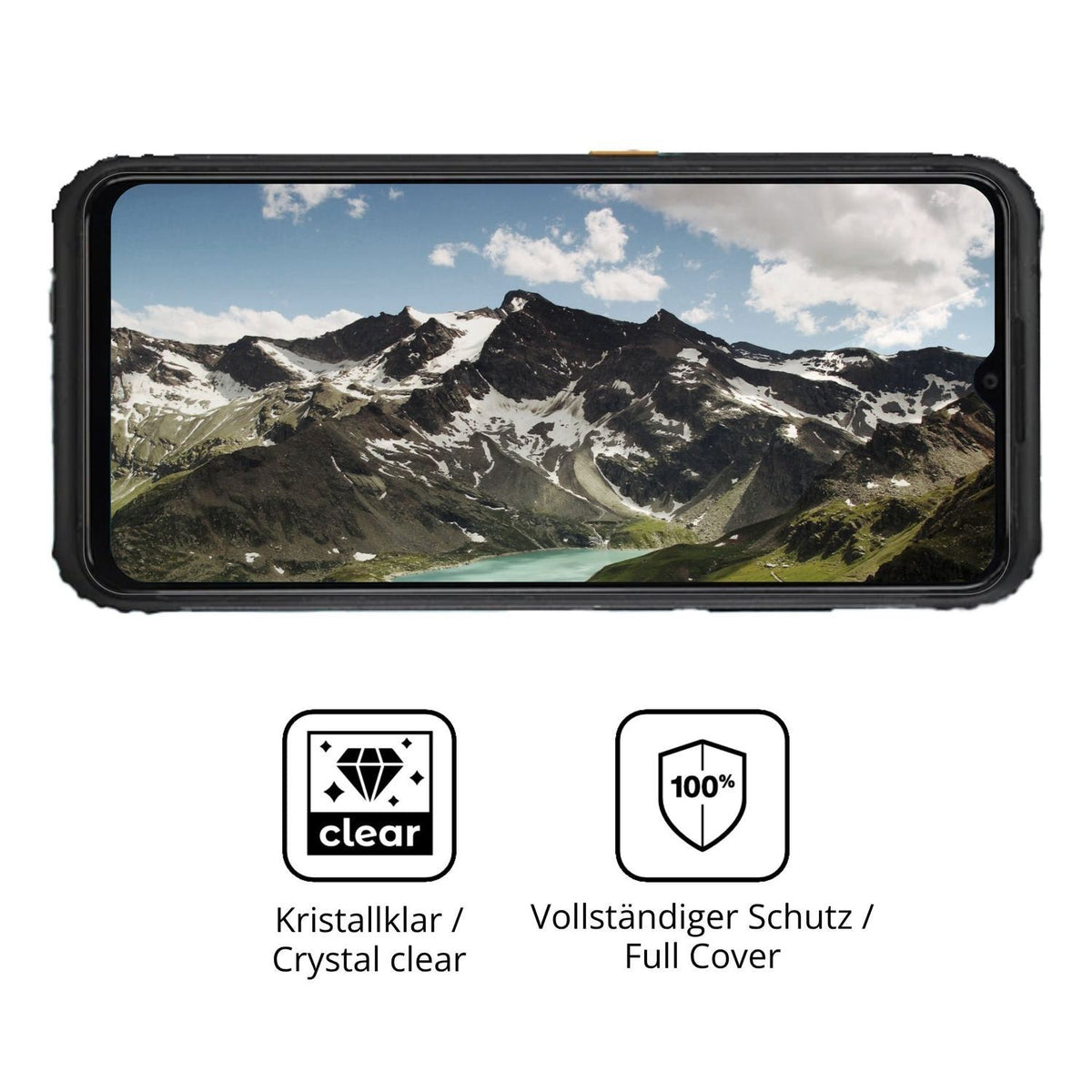 2x 3D Full Cover Schutzfolie für AGM H6 (5)
