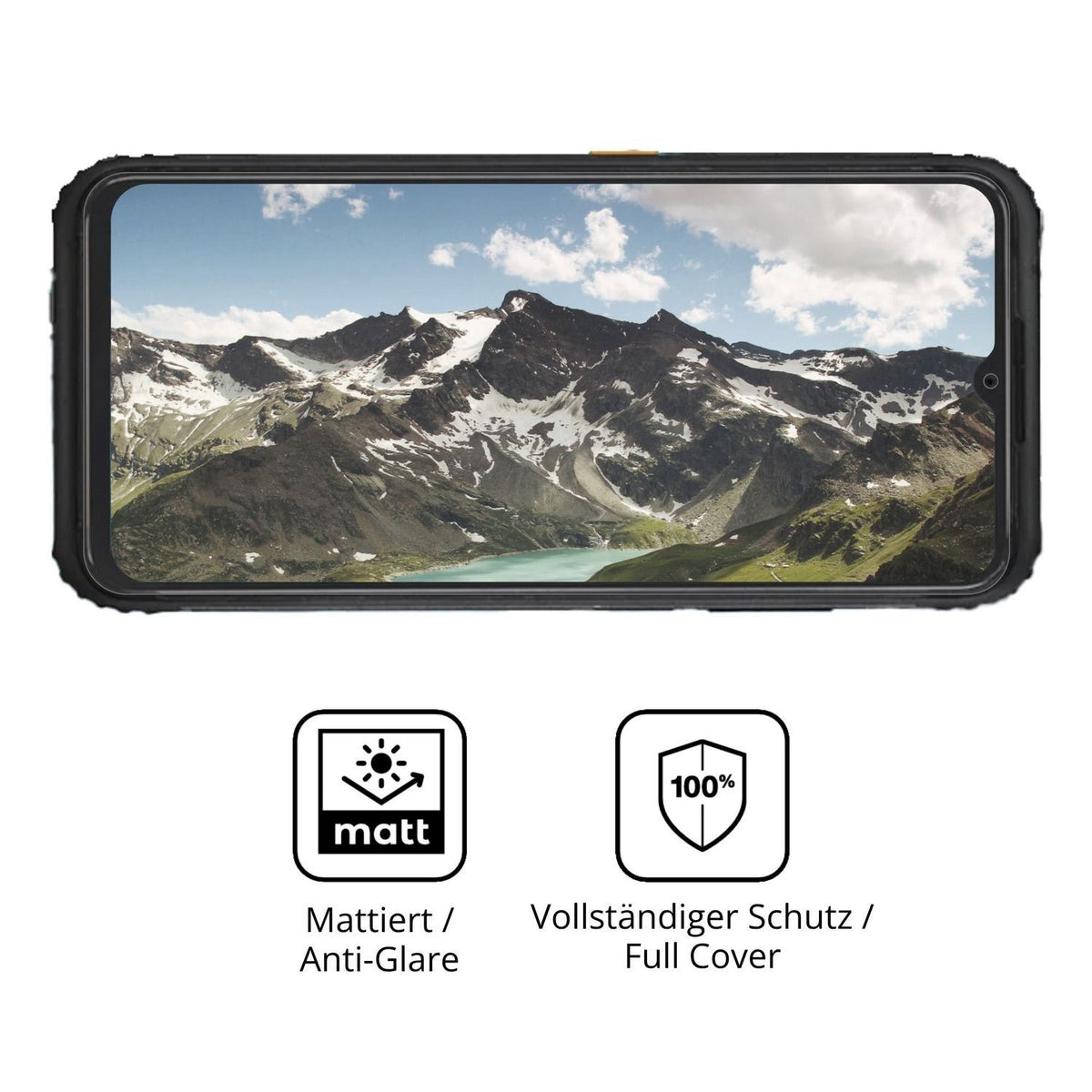 2x Full Cover Schutzfolie matt für AGM H6 (5)