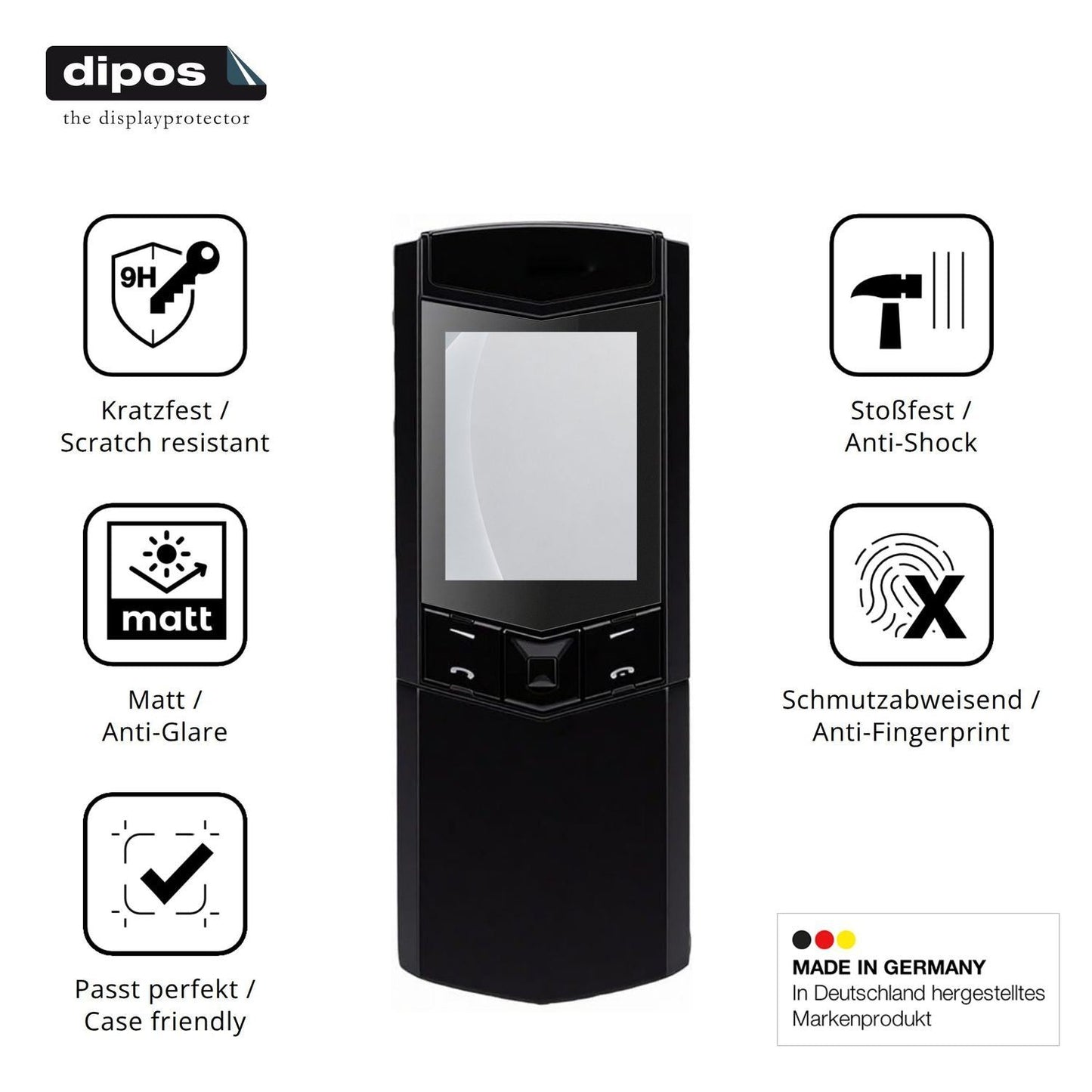 2x 9H Schutzfolie matt für Plyisty V888 Pro Panzer (7)