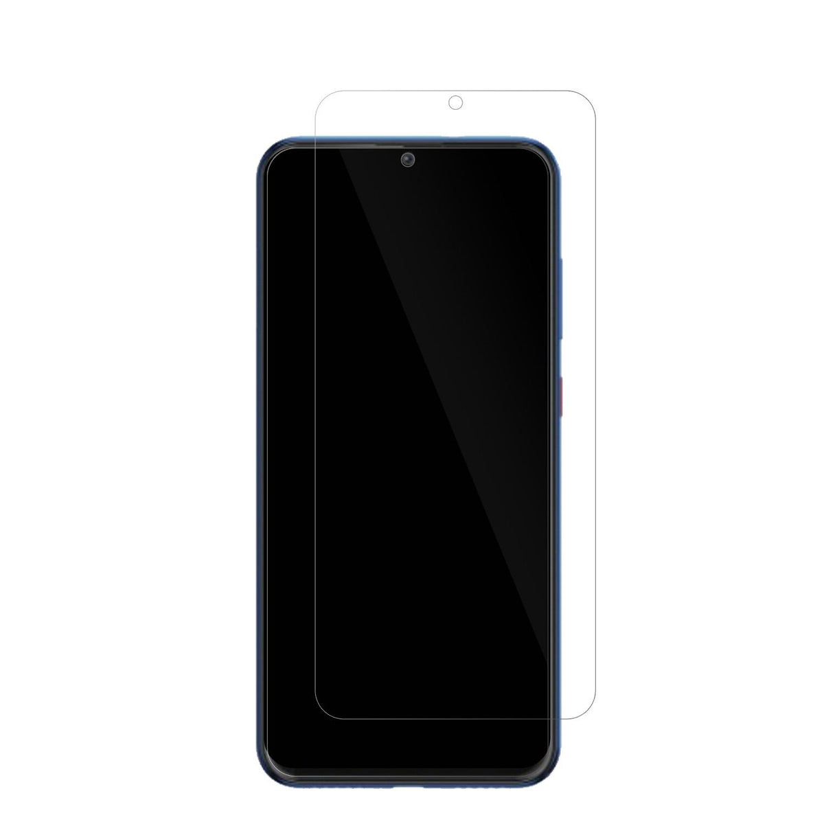 2x Schutzfolie klar für Walton Primo RX7 Display-S (2)