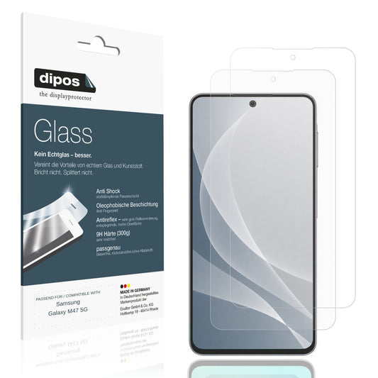 2x 9H Schutzfolie matt für Samsung Galaxy M47 5G P (1)