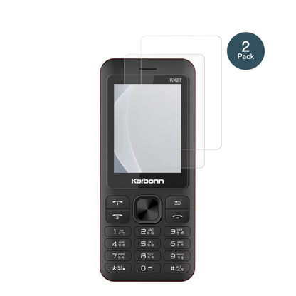 2x 9H Schutzfolie matt für Karbonn KX27 Panzerfoli (2)